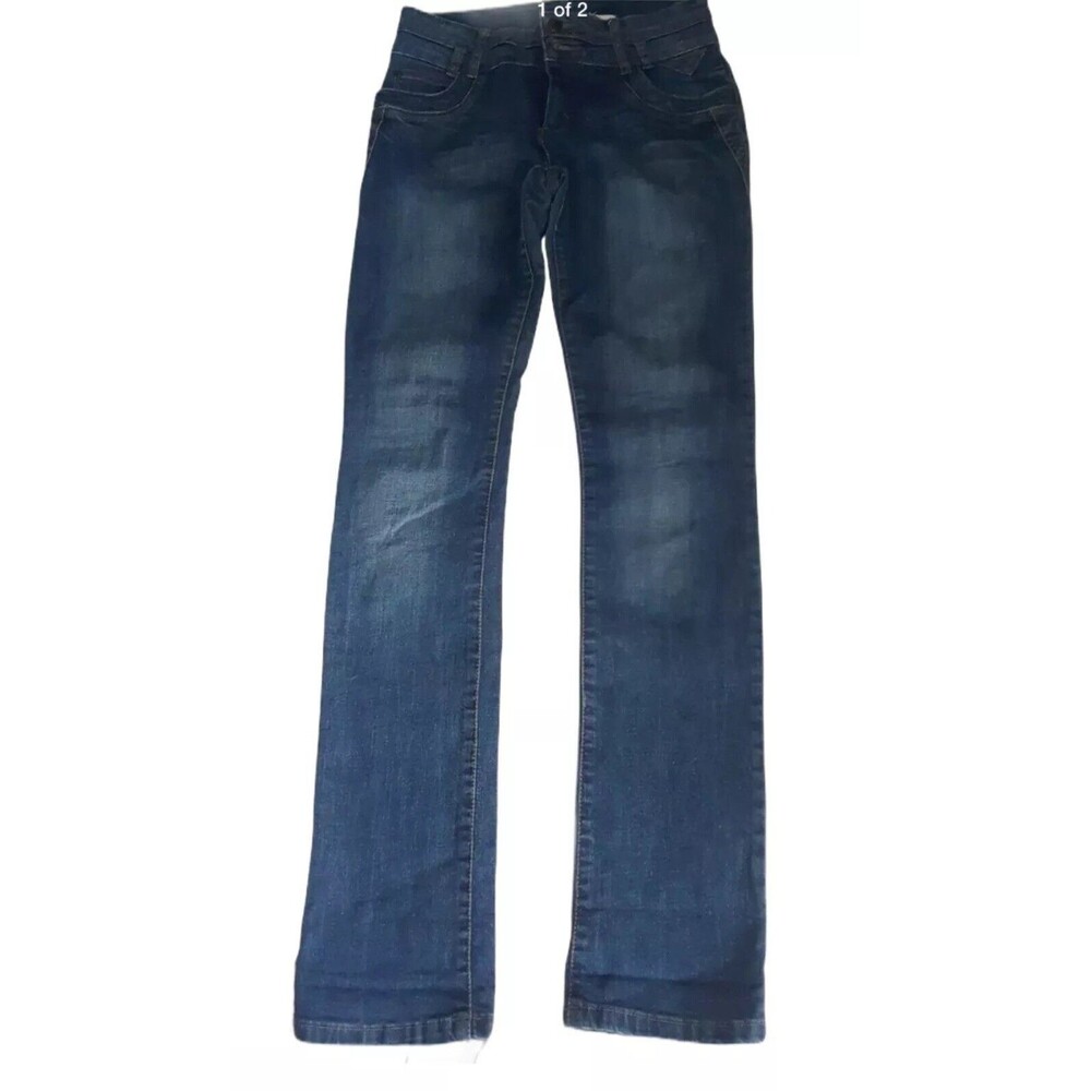 Camaieu medium wash European size 36 stretch jeans straight leg
